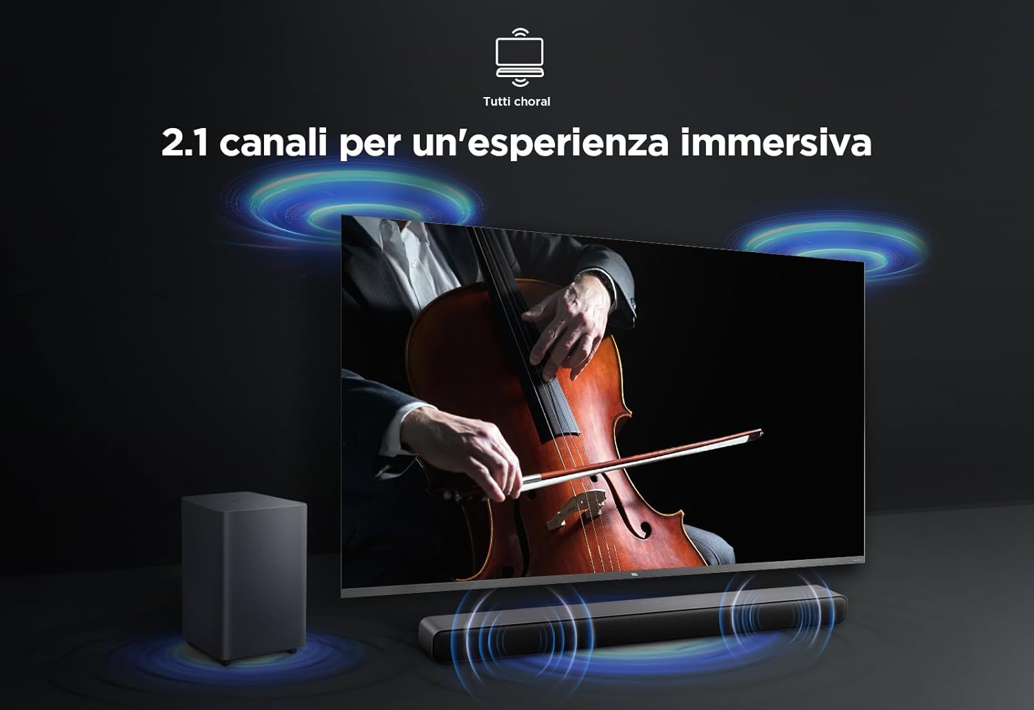 TCL Sound Bar S55H Nero 40W - immagine 9