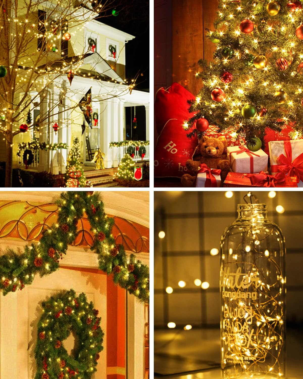 Kolpop Stringa Luci LED a Batteria 5m 50 LED [4 Pezzi] - immagine 5