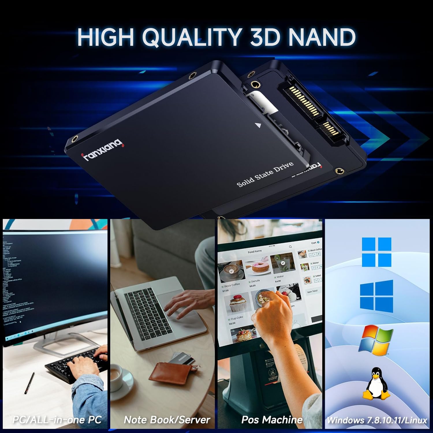 Fanxiang 512GB SSD SATA III 2,5" 560MB/s - immagine 5