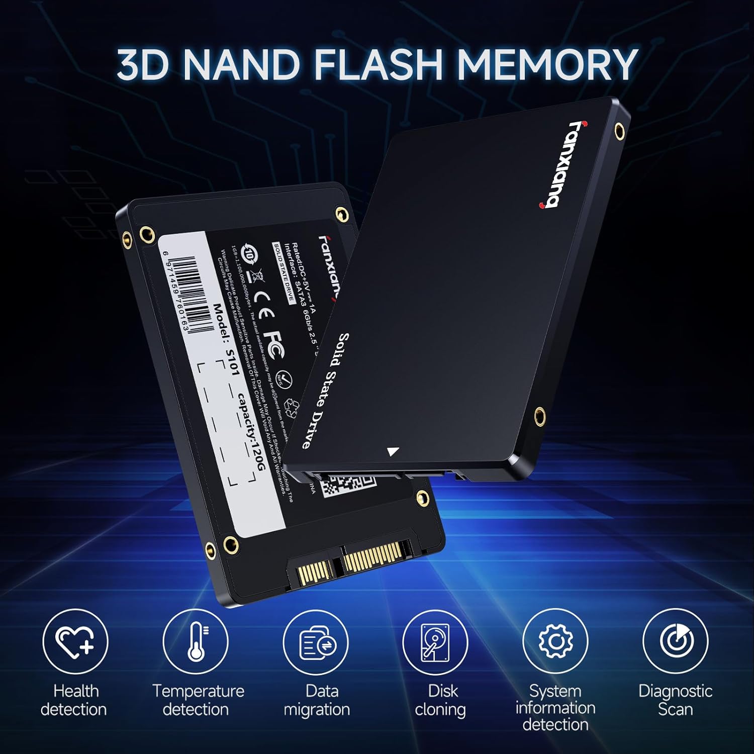 Fanxiang 512GB SSD SATA III 2,5" 560MB/s - immagine 7