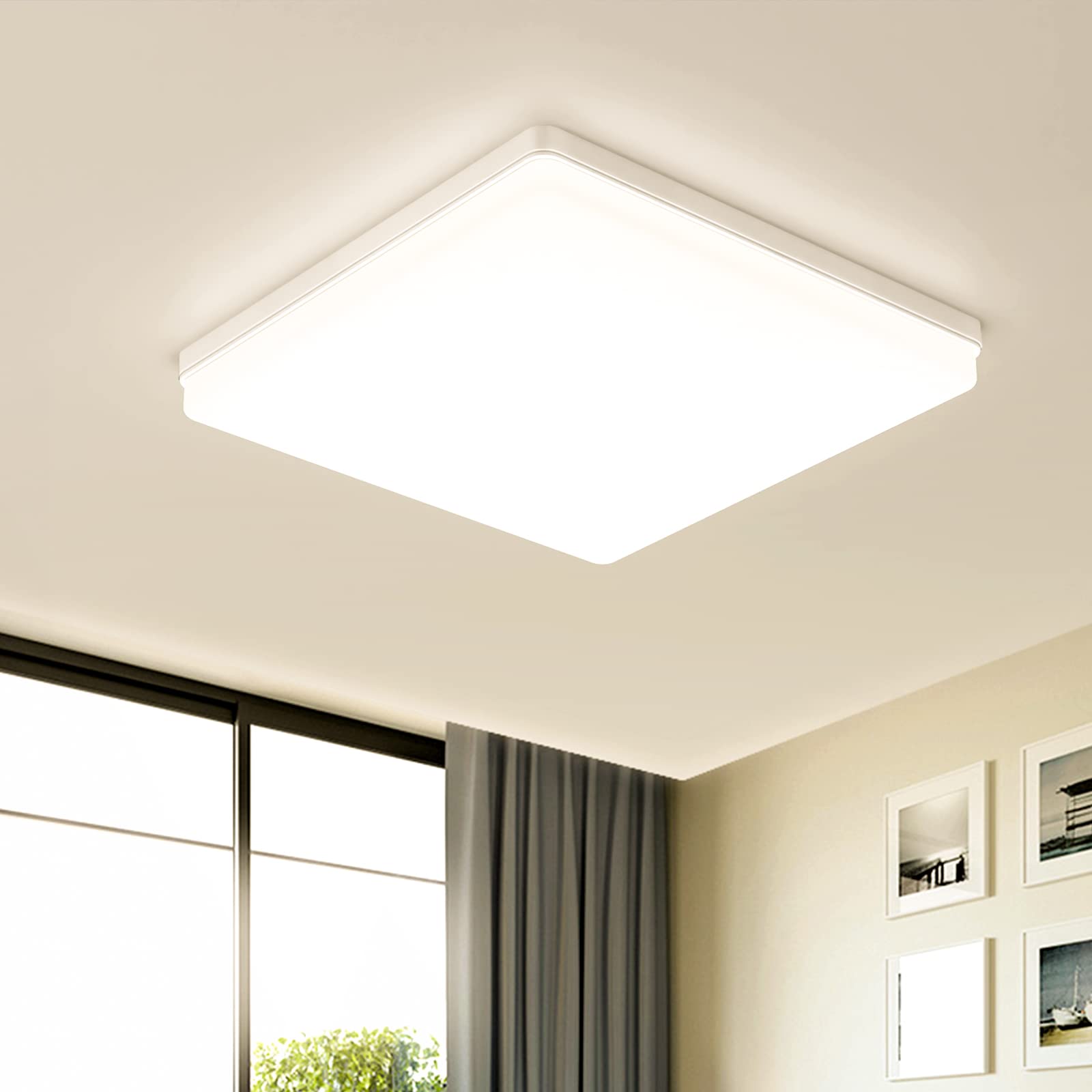 Easy Eagle Plafoniera Led Soffitto Quadrata 48W