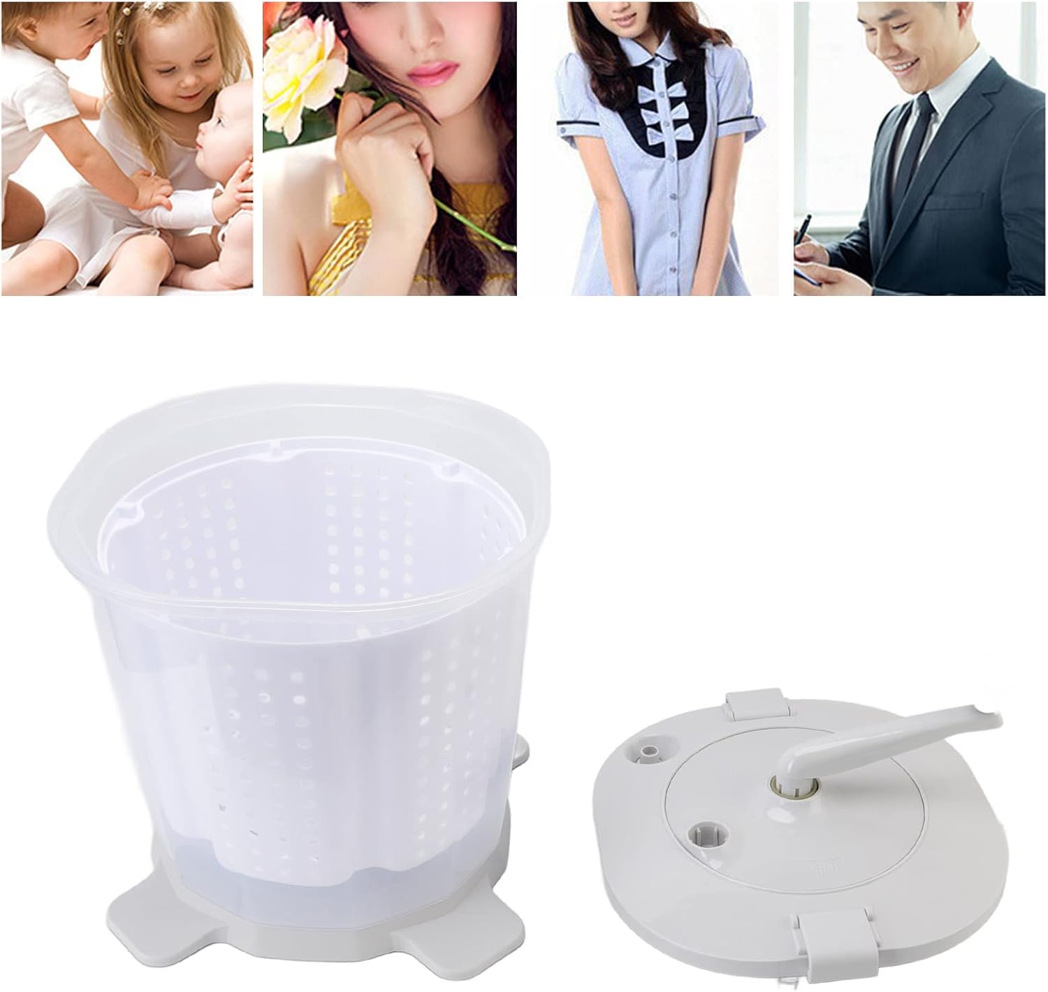 Lavatrice Portatile a Manovella Nordic Grey - immagine 2