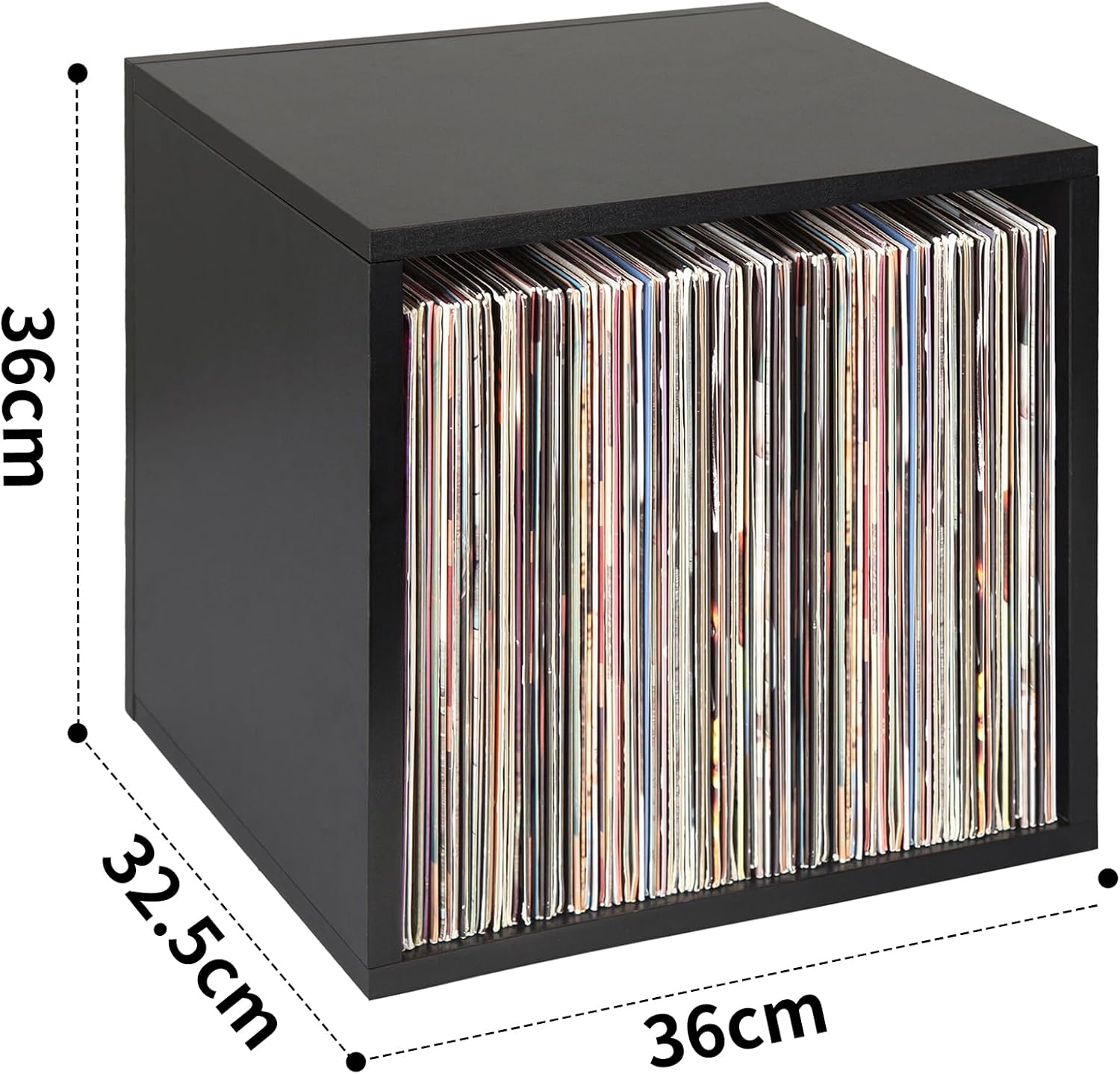 Record Box Nero per 110 Pezzi - immagine 2