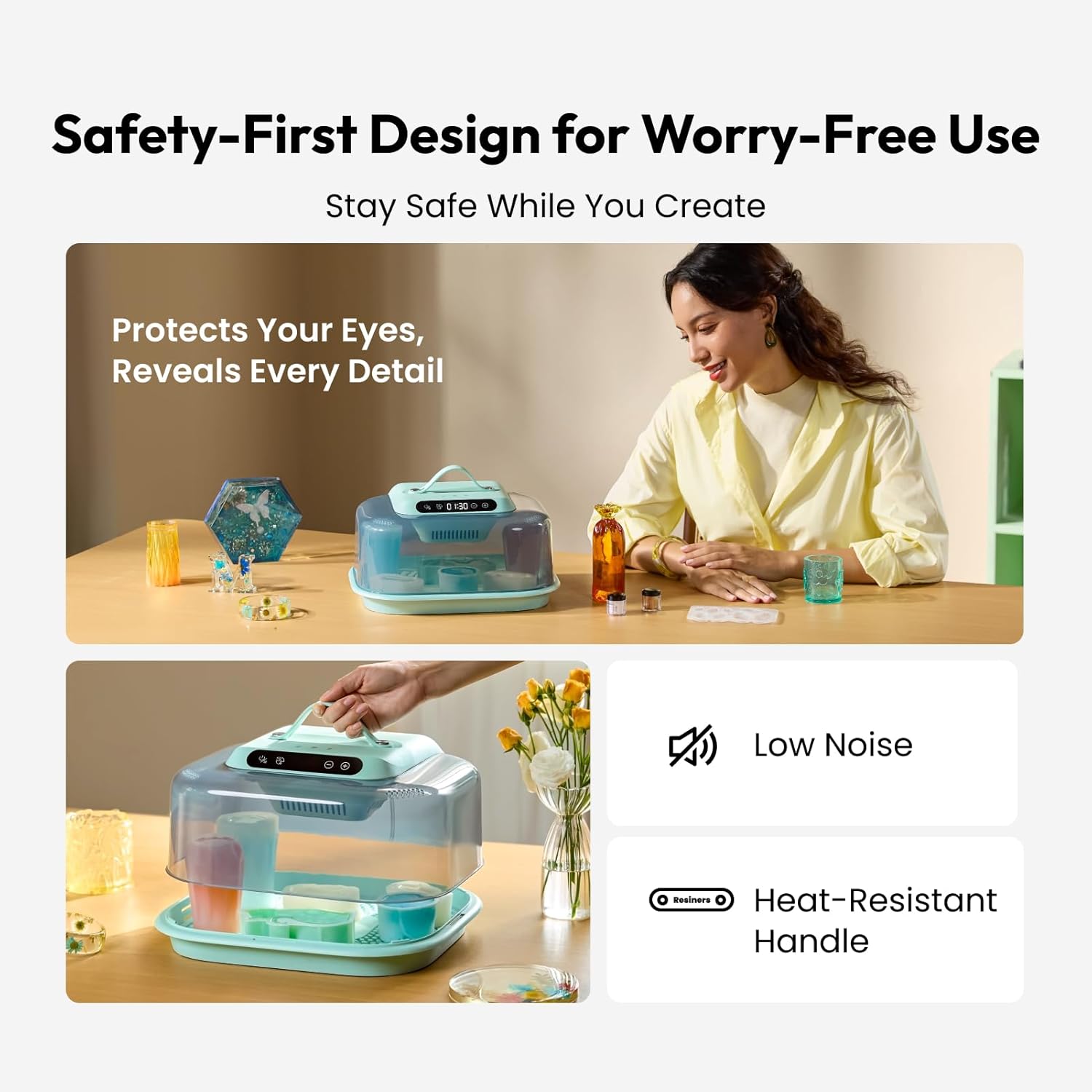 Resiners Macchina di Cura Resina G3 con Luce UV - immagine 7