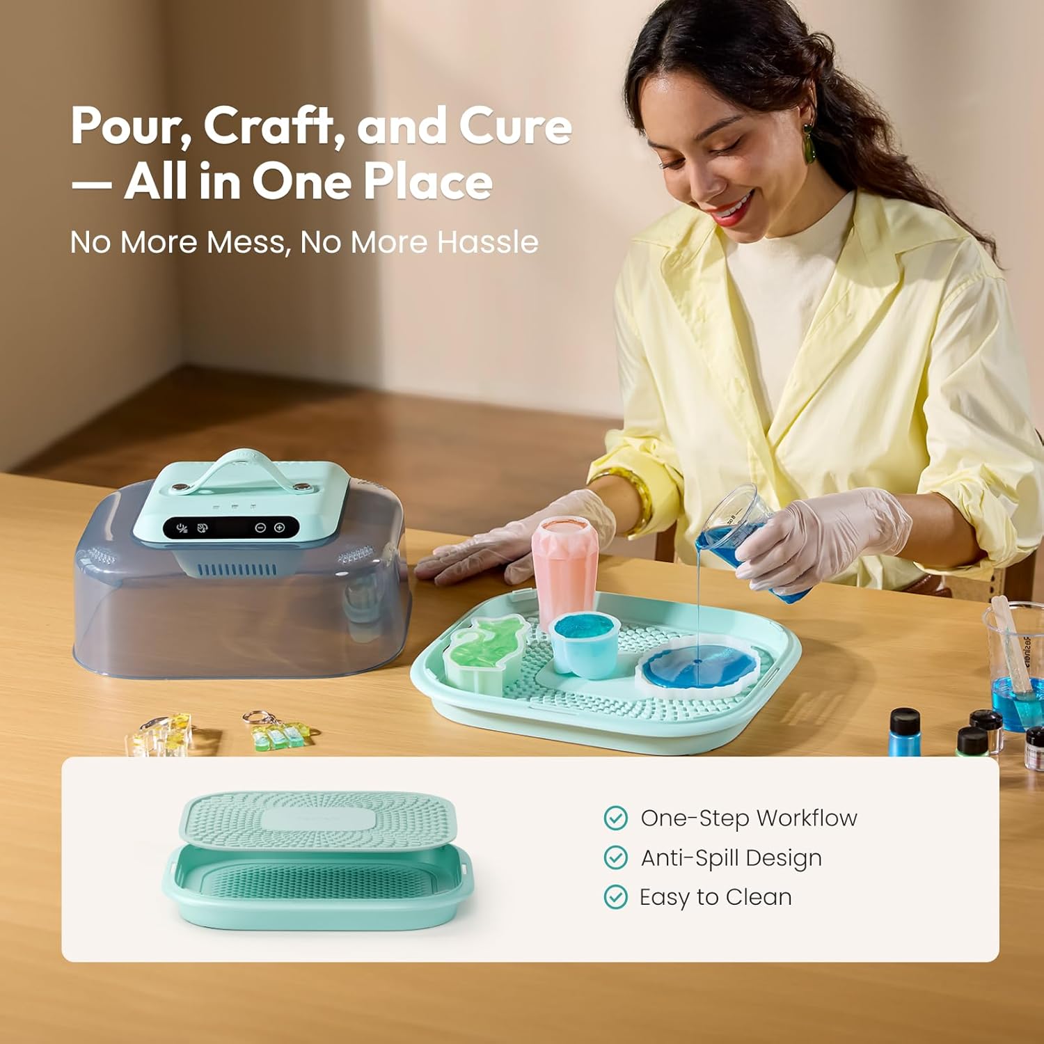 Resiners Macchina di Cura Resina G3 con Luce UV - immagine 8