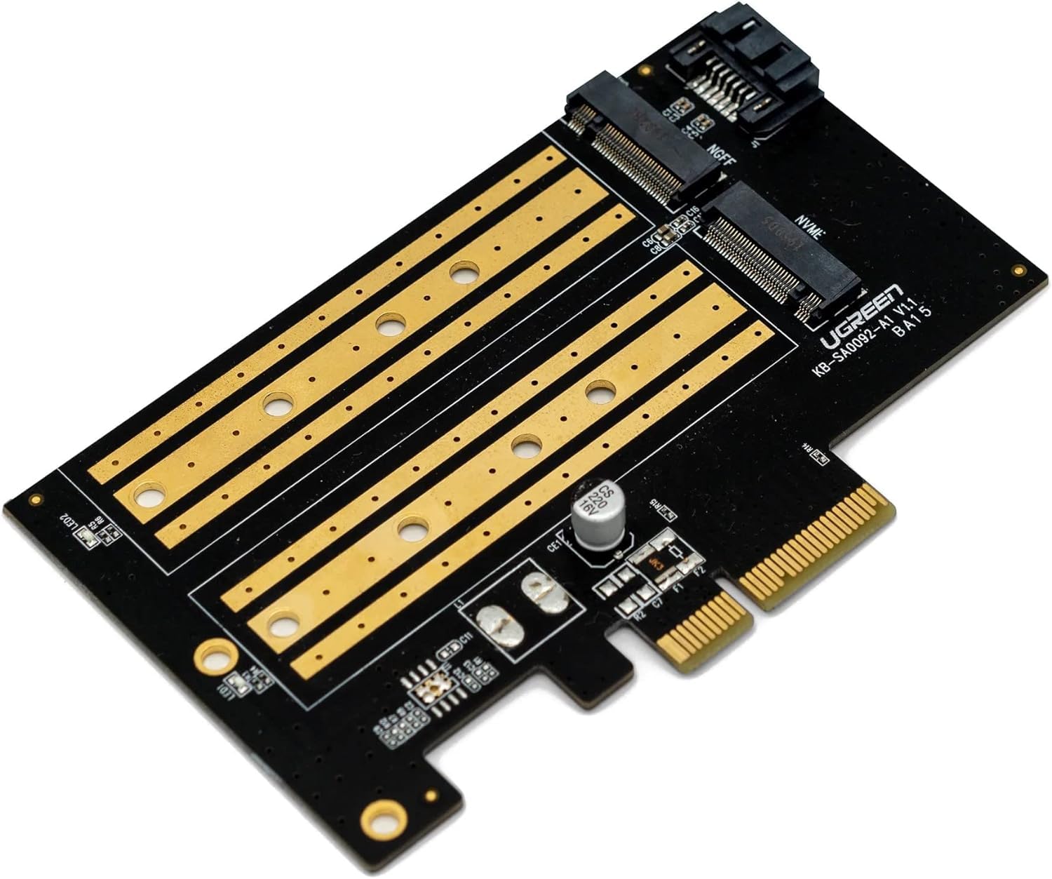 Zimaboard Scheda Adattatore SSD NVME M.2 Dual 32Gbps
