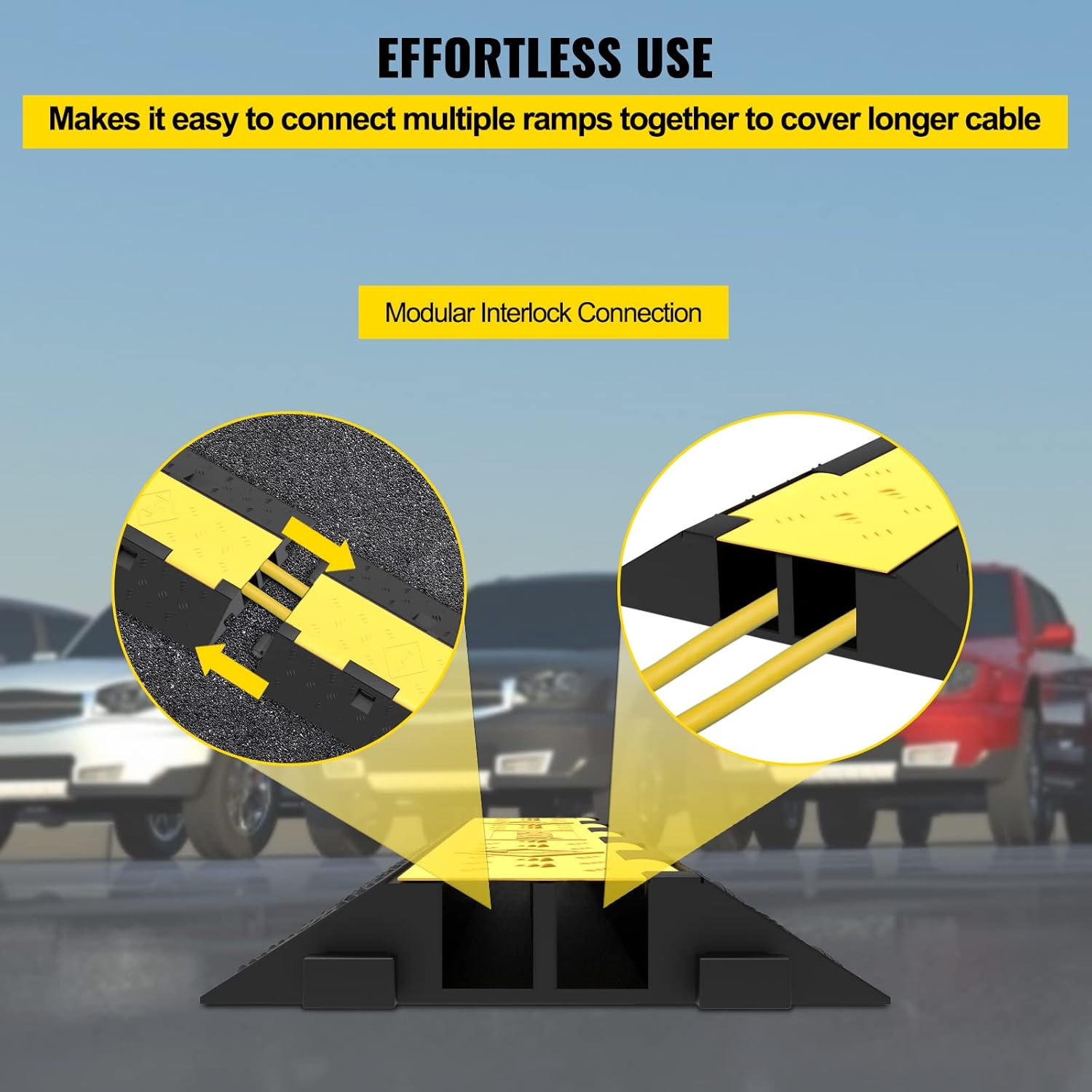 Vevor Rampa Modulare per Condotto 2 Canali 4.989 kg - immagine 7