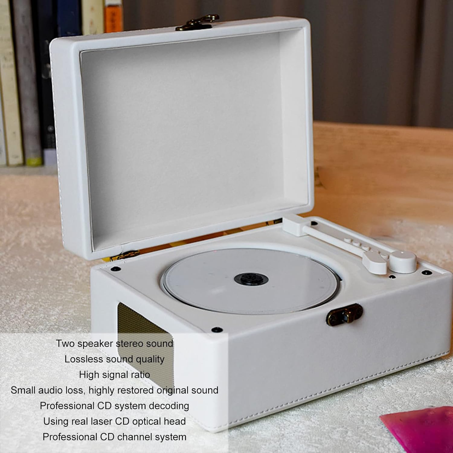 Lettore CD Portatile Bluetooth Ricaricabile - immagine 3