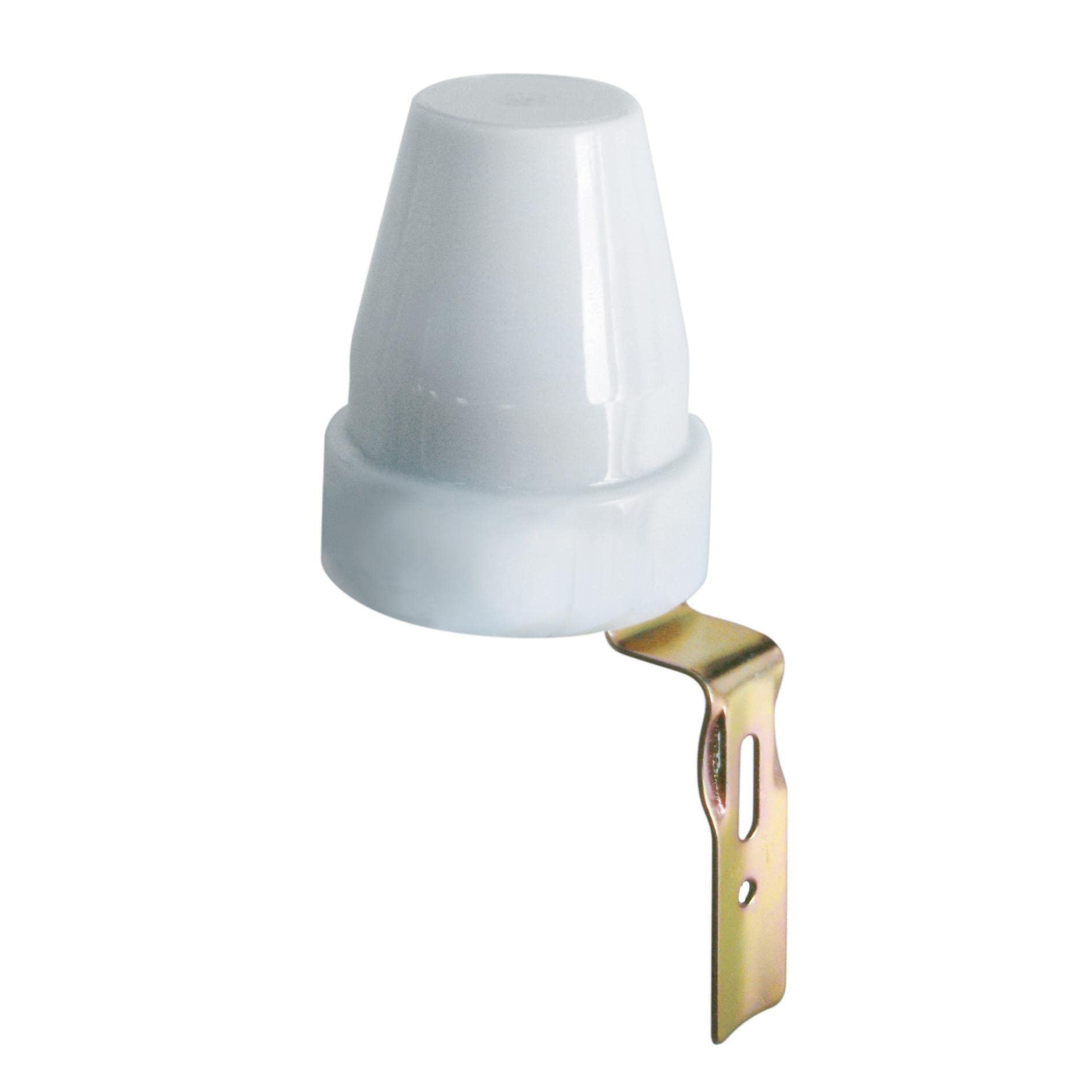 Electraline 58060 Interruttore Crepuscolare Esterno IP44, Bianco