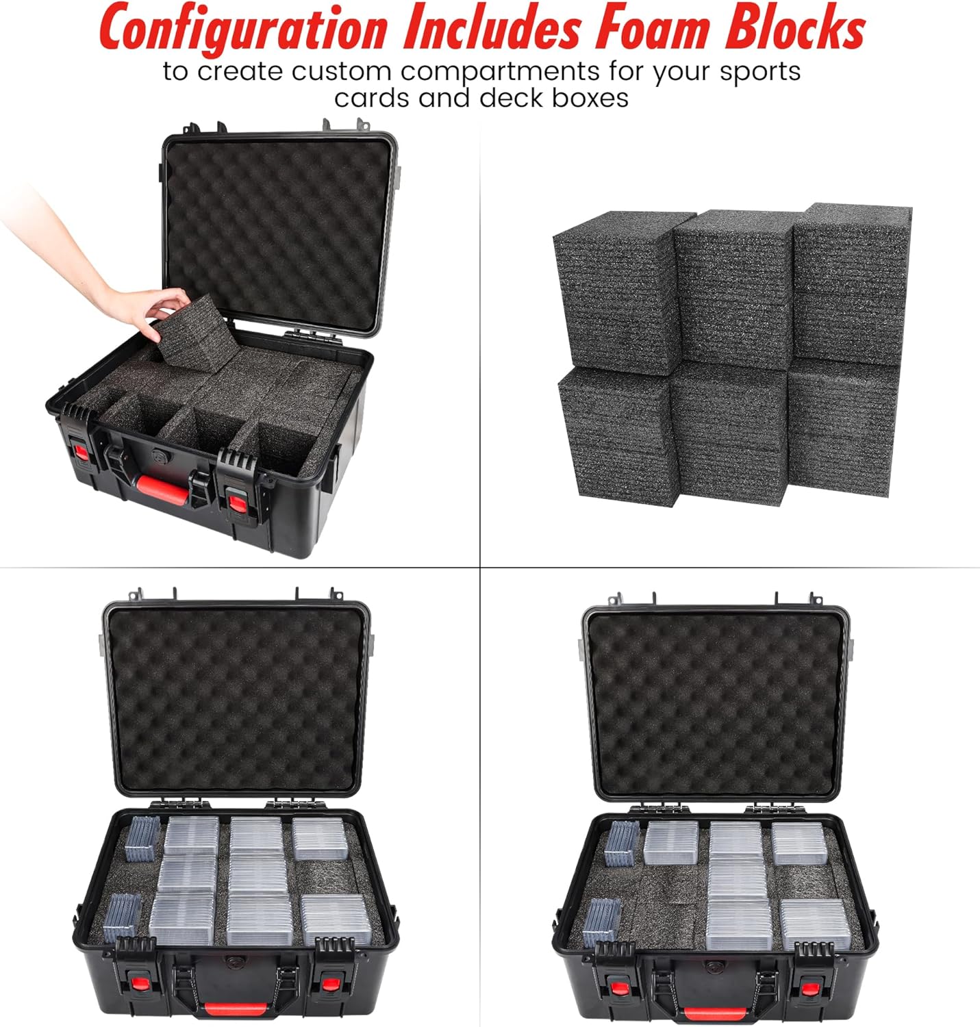 Meetikar Graded Card Storage Box - Nero - immagine 6