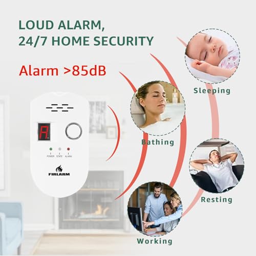 Firlarm - Rilevatore Fughe GPL/Gas Naturale/Carbone - immagine 3