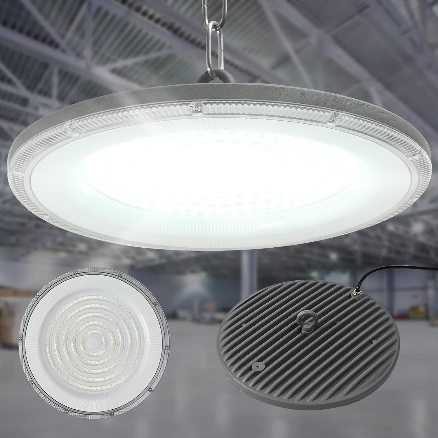Blivrig Lampada LED Sospensione Industriale UFO 150W - immagine 1