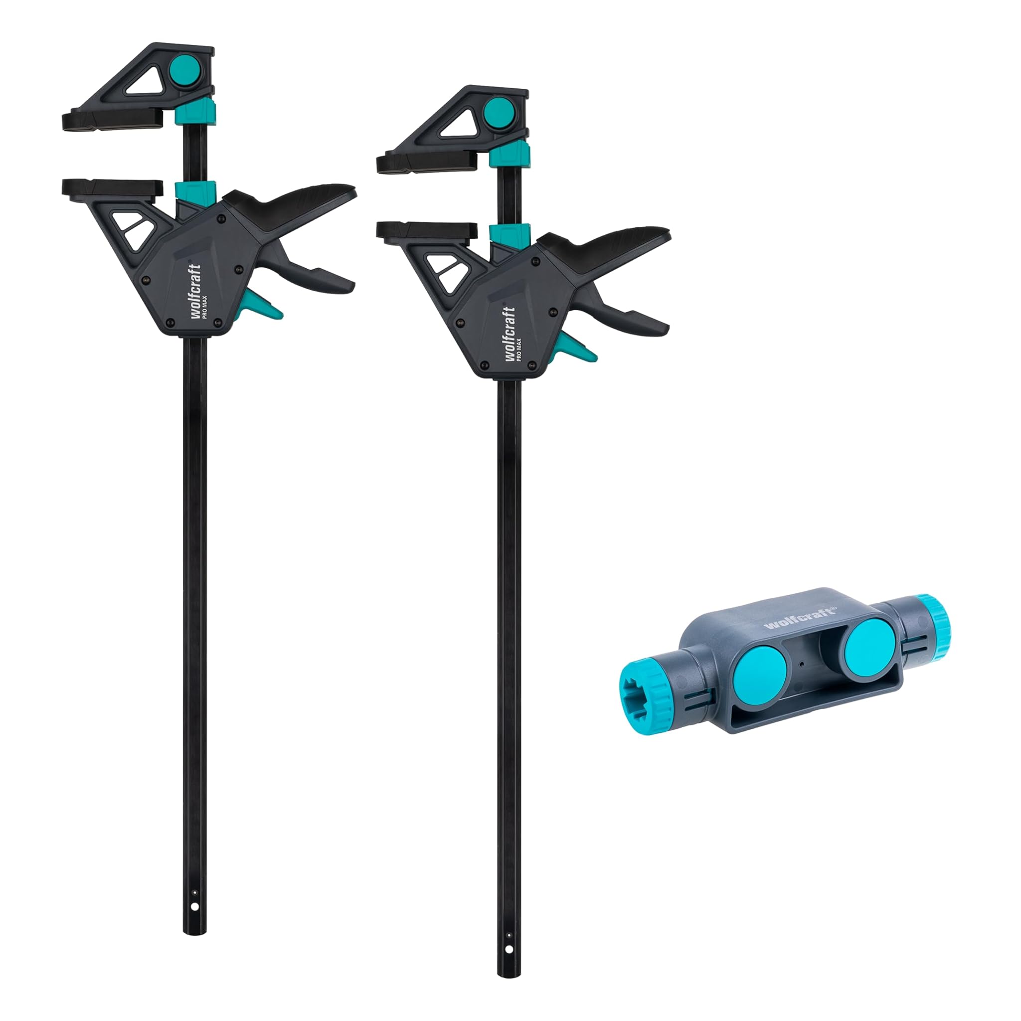 Set di 2 morsetti con una sola mano Pro Max 450 mm e connettore