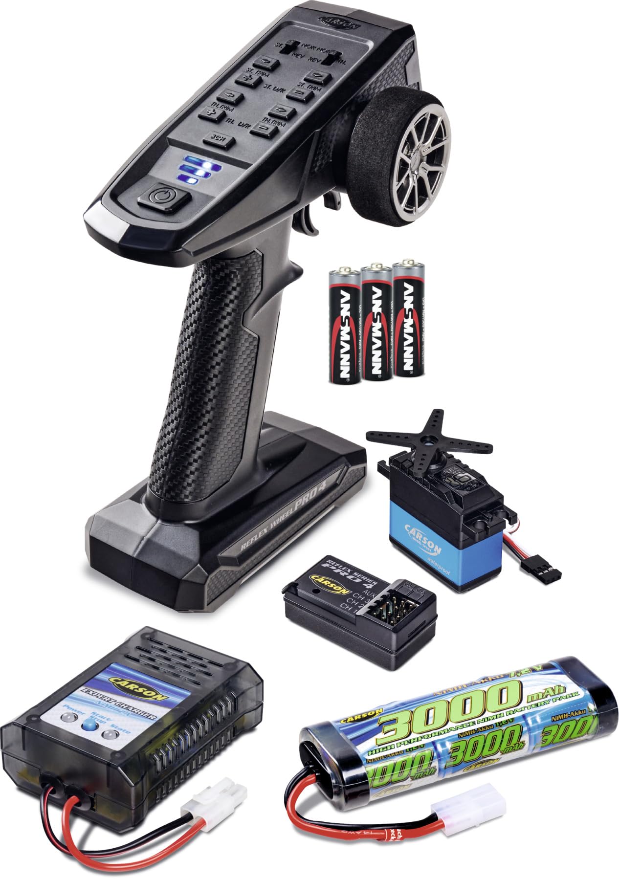 CARSON 500500112 FS 3K Reflex Wheel Pro 4 Set Elettrico