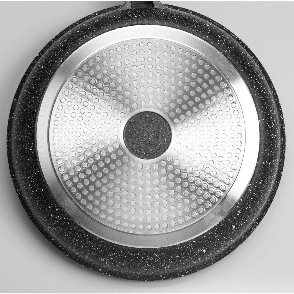 Kamberg Set 3 Padelle 20, 24, 28 cm con Manico Rimovibile - immagine 3