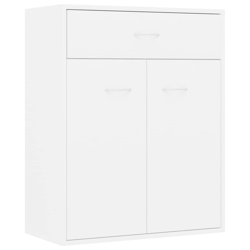 vidaXL Credenza Bianca 60x30x75 cm in Truciolato