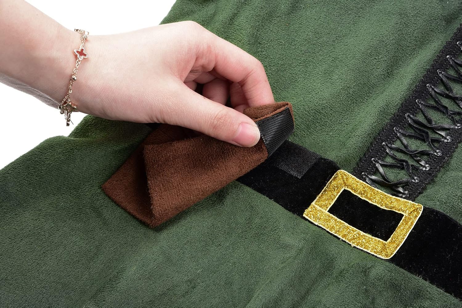 ReliBeauty Costume da Arciere per Bambini con Mantello - immagine 7