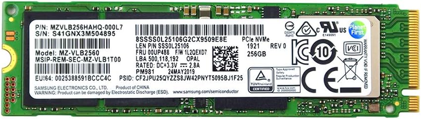 MZVLB256HAHQ-000L7 - SSD Samsung PM981 256GB | Samsungcorp | Velz