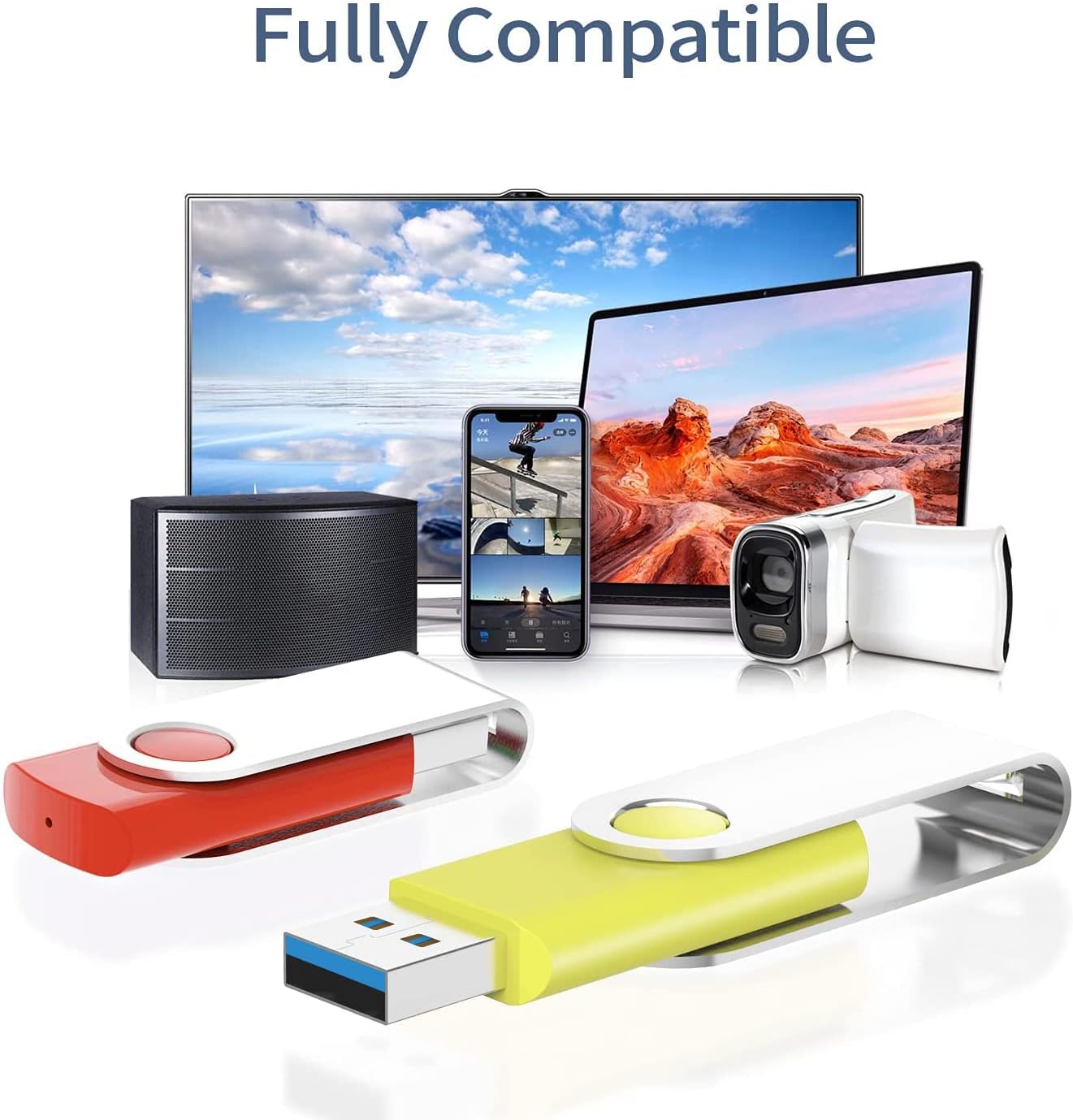 Kootion 5 Pezzi Pendrive 32GB 3.0 Multicolore - immagine 5