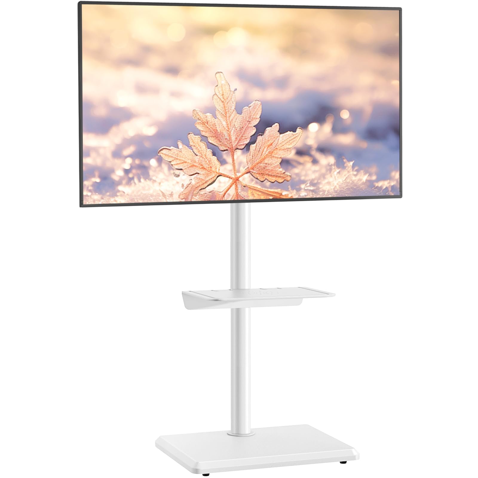 5rcom Supporto TV da Pavimento Girevole 32-55 Pollici, Bianco