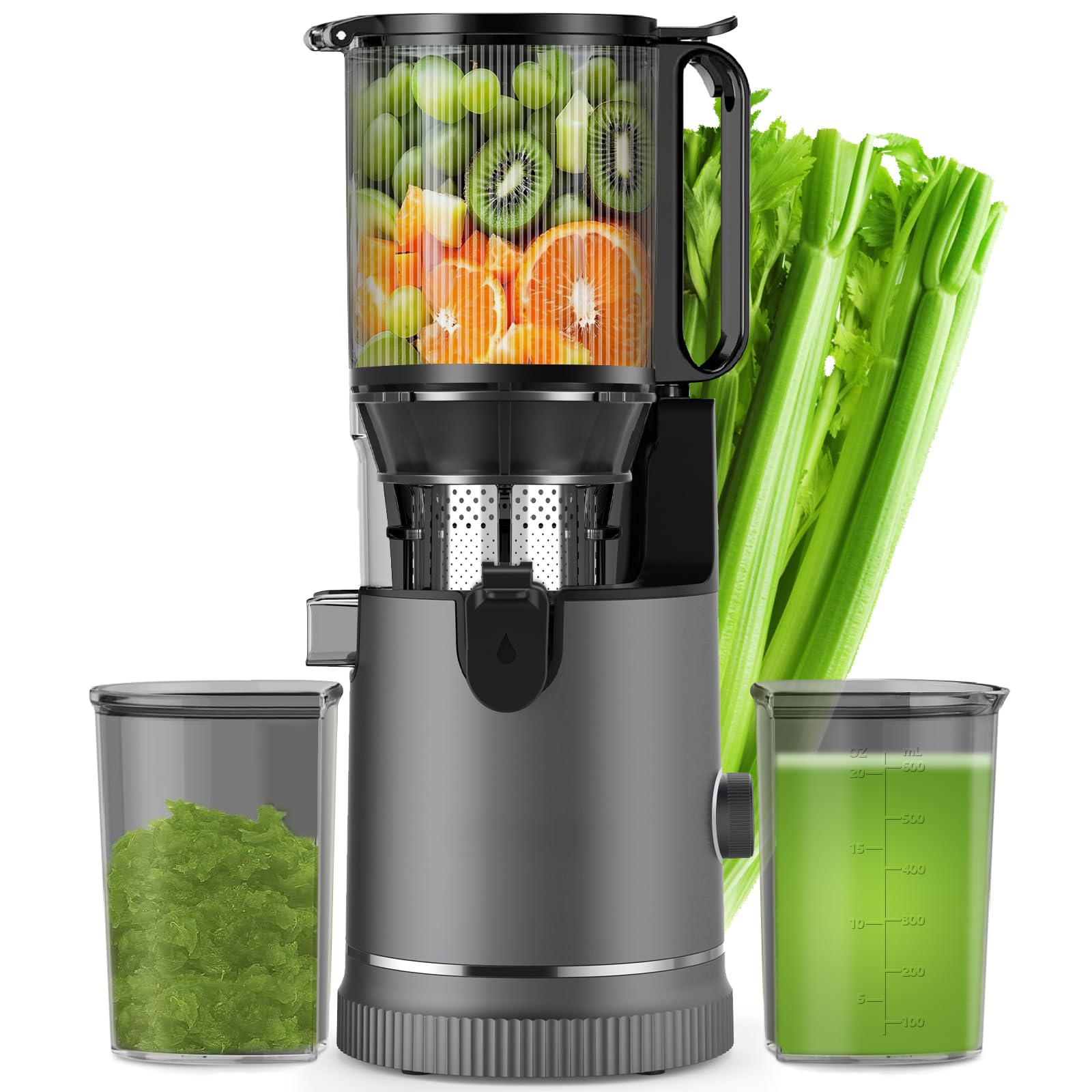 Estrattore di Succo Slow Juicer 400W 1.8L