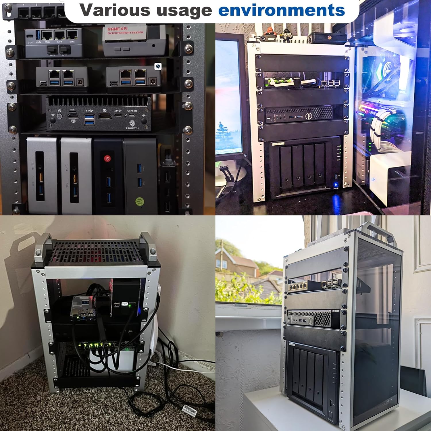 DeskPi RackMate T1 - Custodia Server Rack 8U - immagine 7