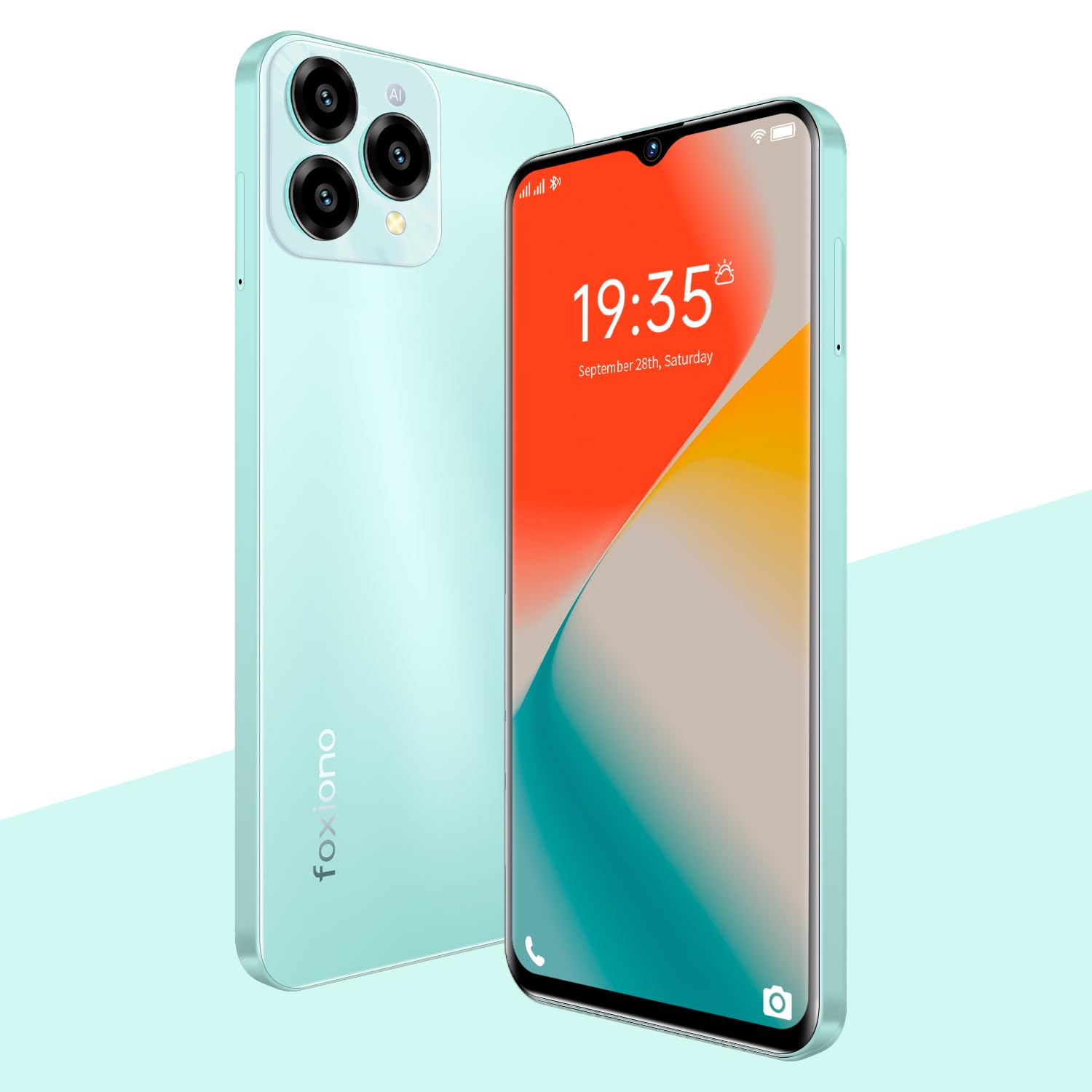 Telefono Cellulare 4G LTE TDD 4000 mAh, Verde