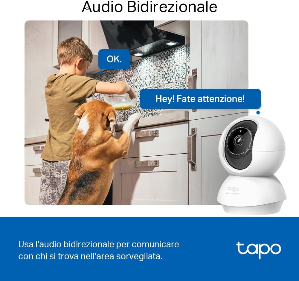 Tapo C230 3K 5MP Telecamera Wi-Fi Interno - immagine 6