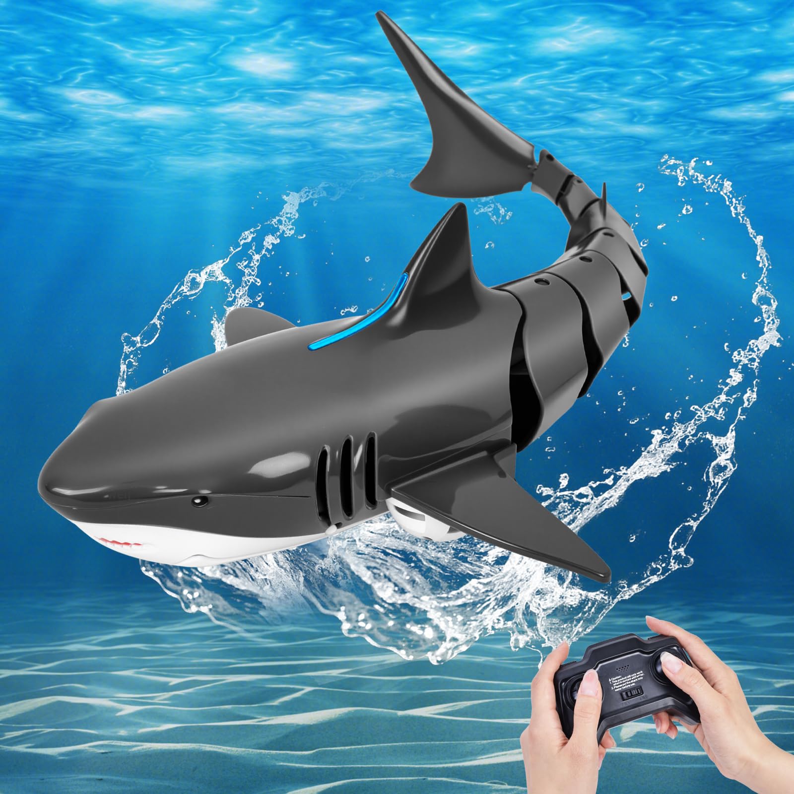 Giocattolo Squalo Telecomandato 2,4 GHz per Piscina