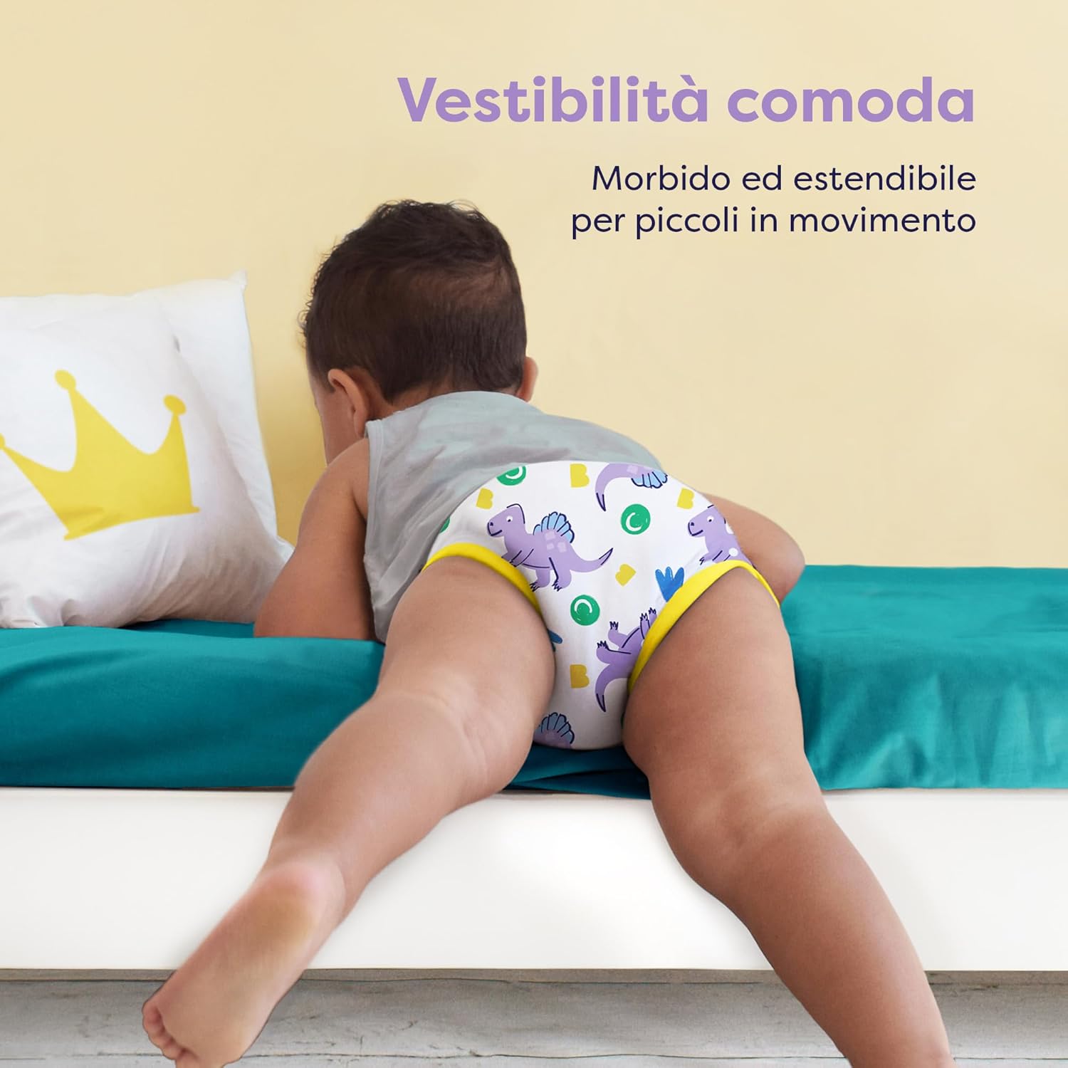 Bambino Mio Mutandine Allenamento Cotone 5pz, Dinosauri - immagine 3