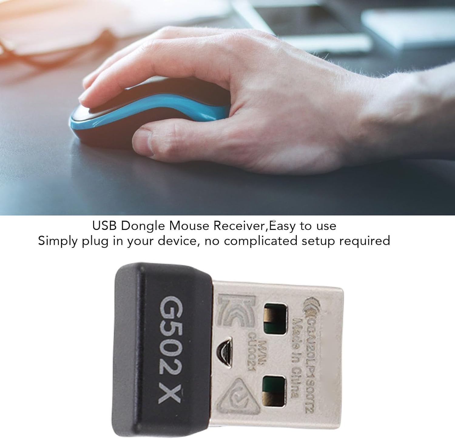 Goshyda Ricevitore USB Dongle Wireless per G502X Plus - immagine 2