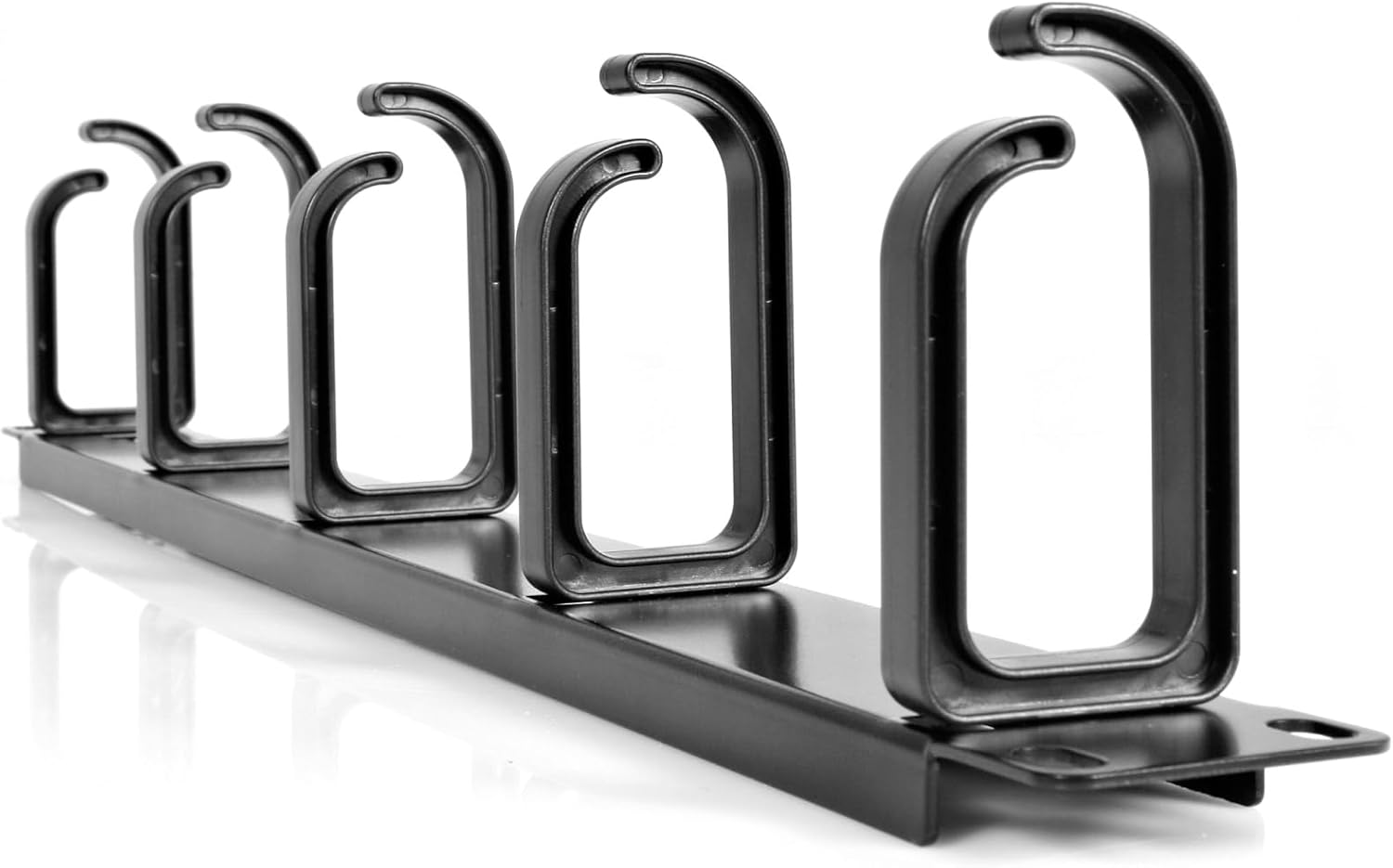 StarTech.com Pannello Gestione Cavi 1U 19" per Rack con Anelli Guida in Metallo - immagine 3