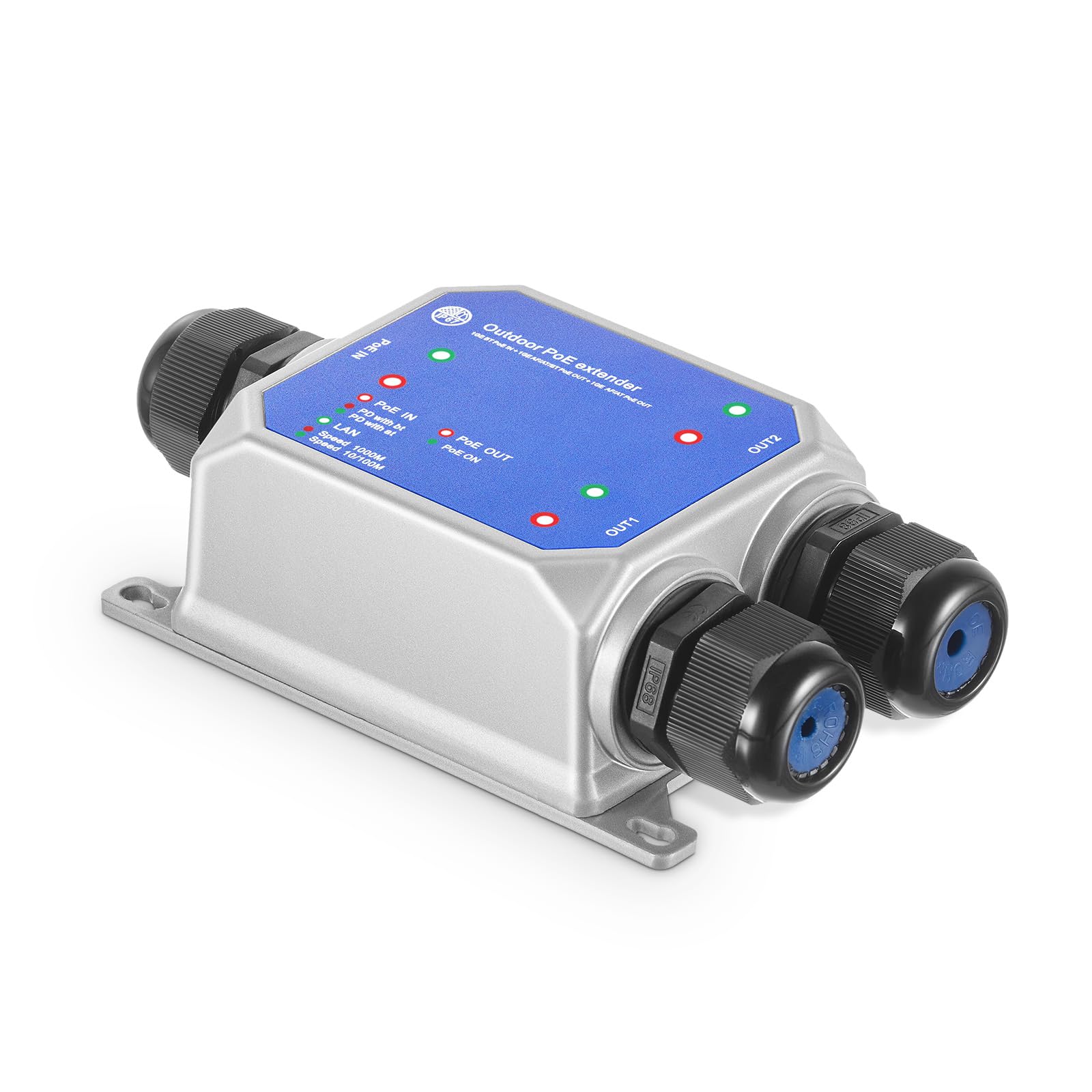 Mokerlink Estensore PoE Gigabit Esterno IP67 3 Porte