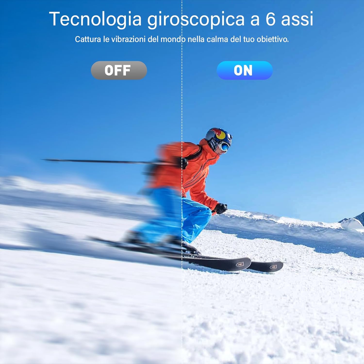 Action Cam 5K/4K 50MP Subacquea con SD 64GB - immagine 4