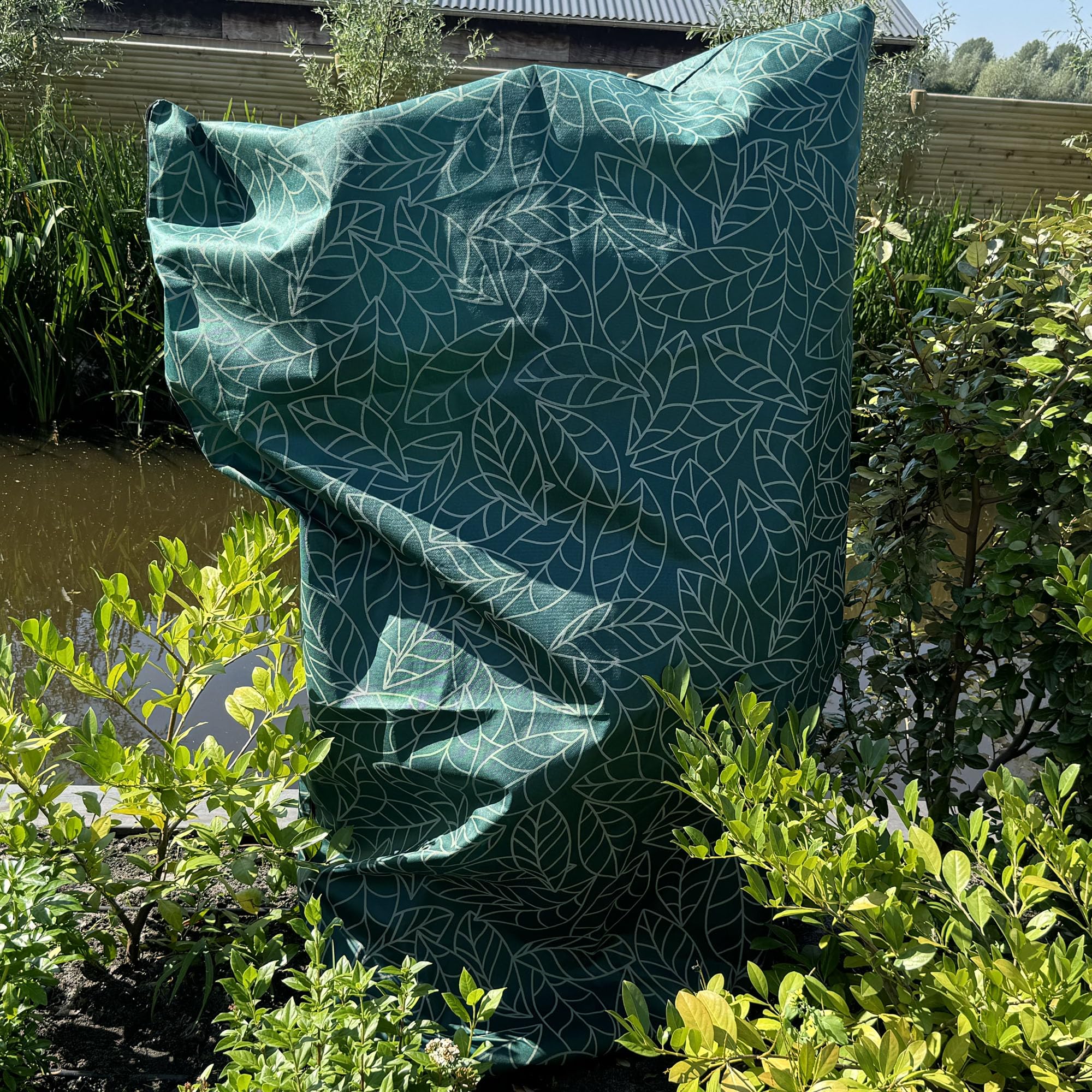 2 Cappucci Protezione Piante 120x180cm, Verde