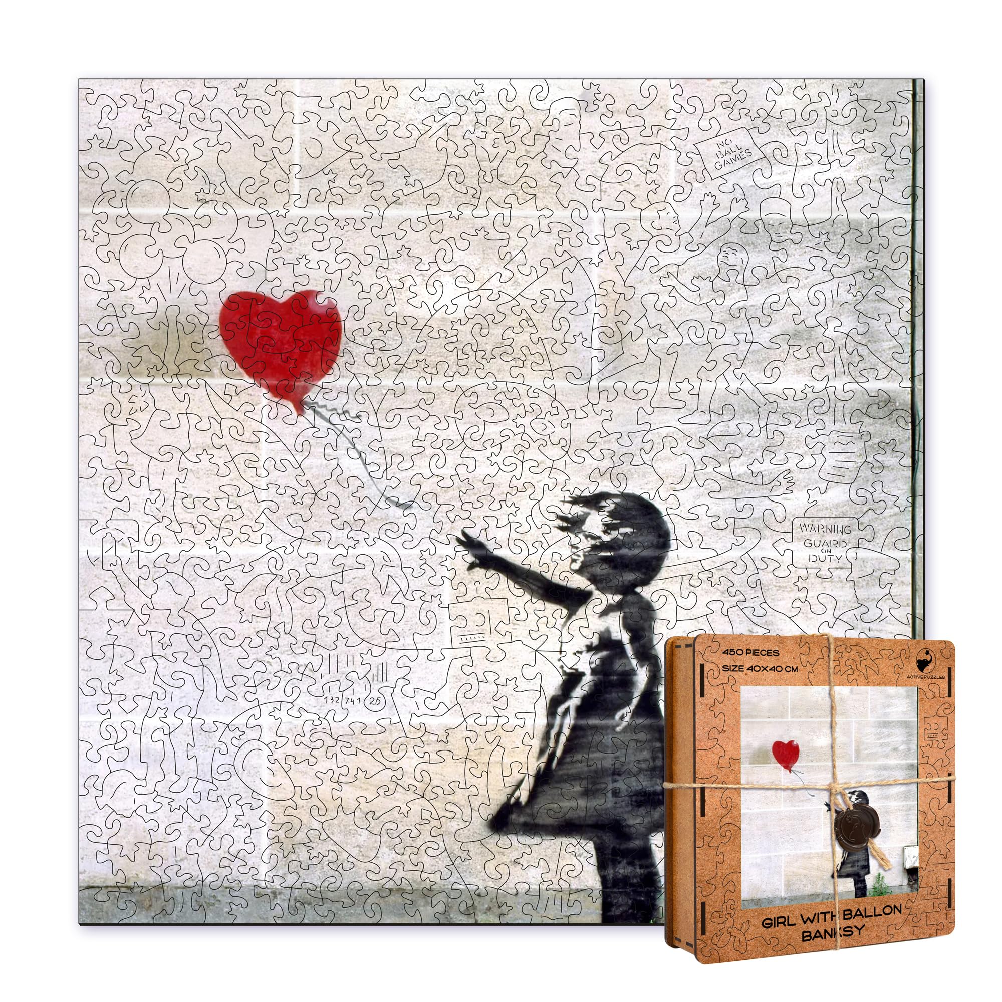 Active Puzzles - Puzzle d'Arte in Legno Tagliato Laser