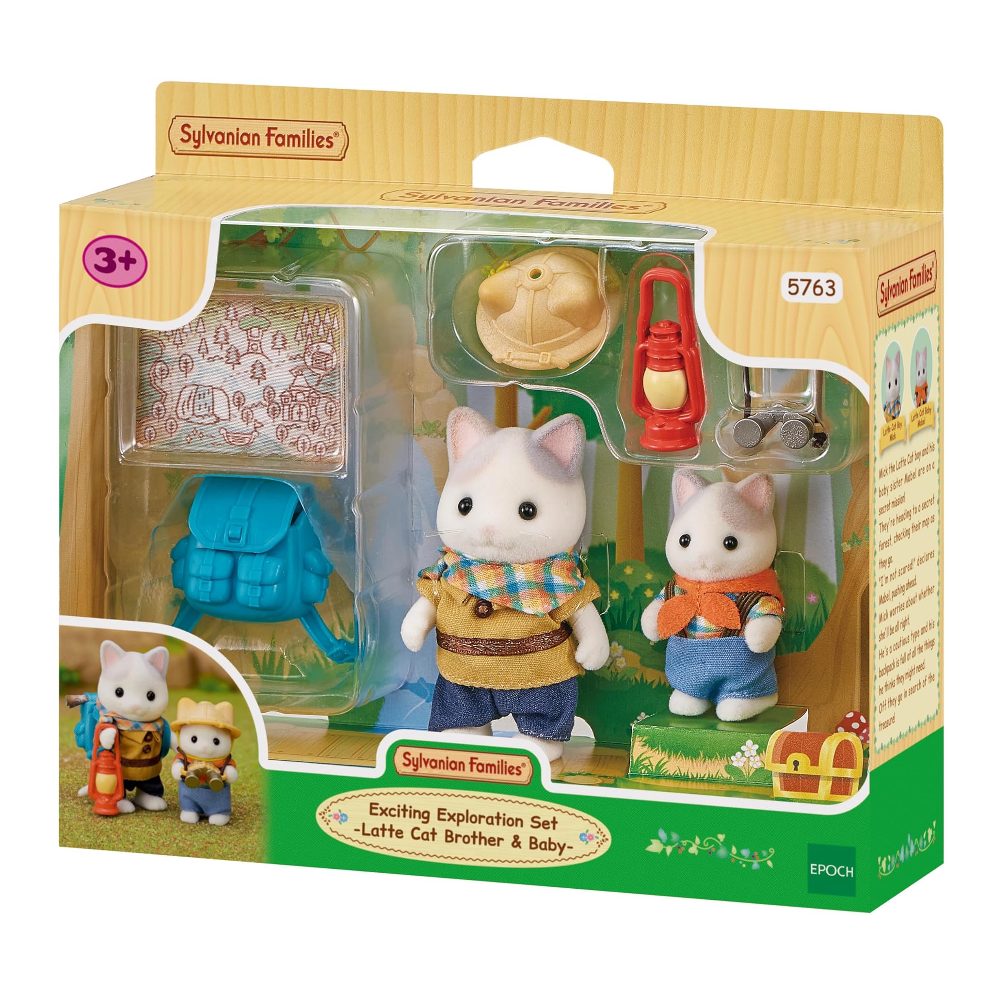 Sylvanian Families 5763 Set da Esplorazione Gatto Latte