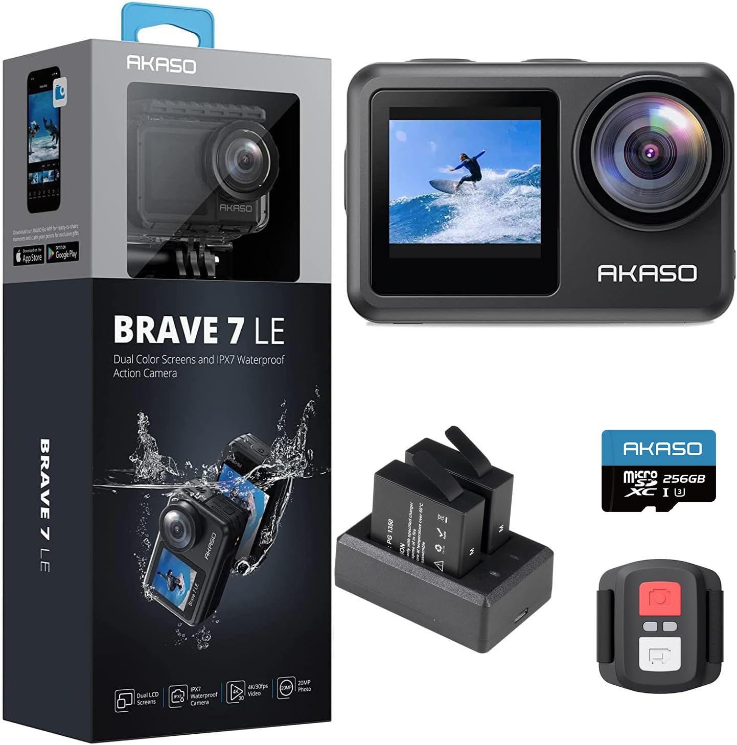 Akaso Brave 7 LE - Action Cam 4k30FPS 20MP