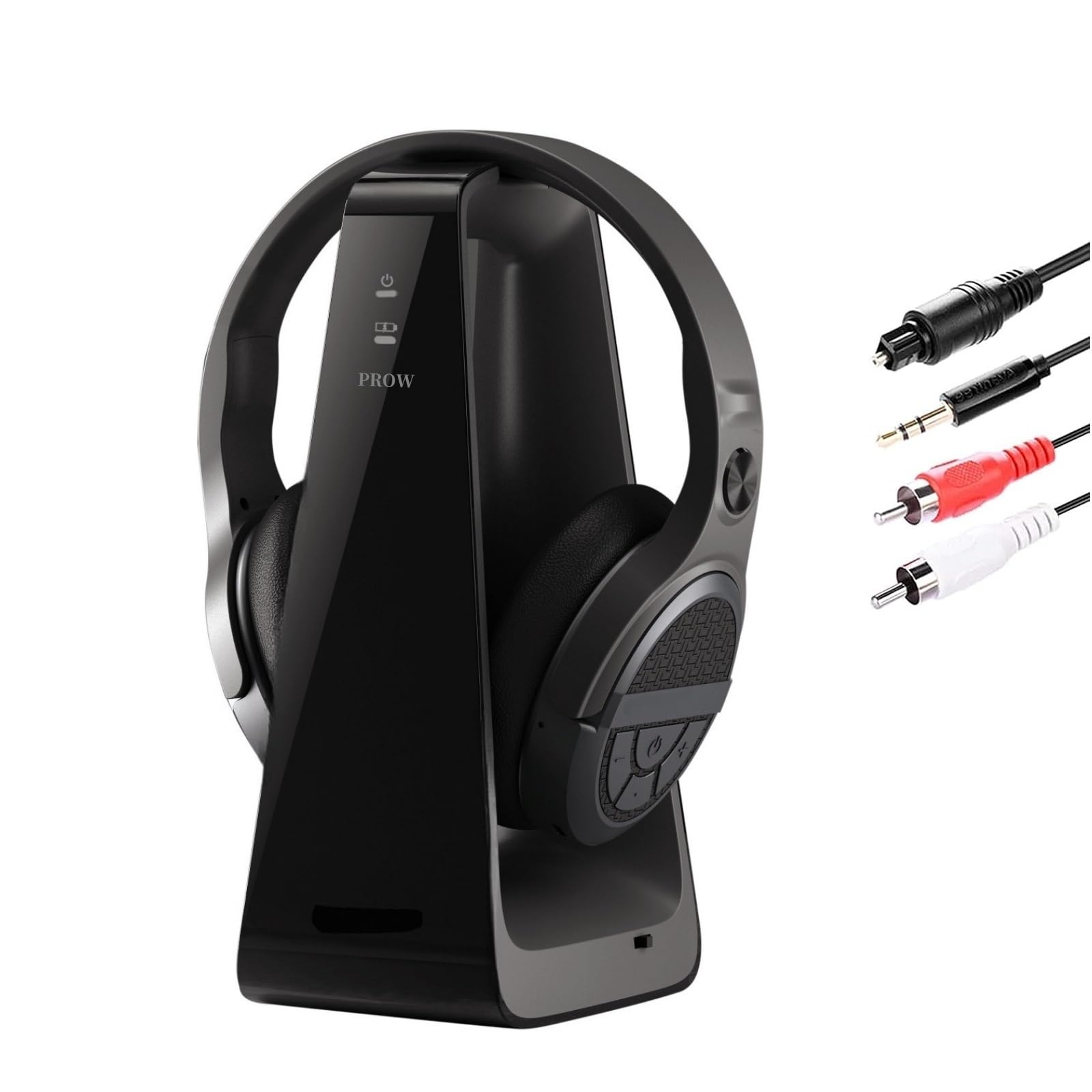 Cuffie TV Wireless per Anziani 15H con Tasti Grandi