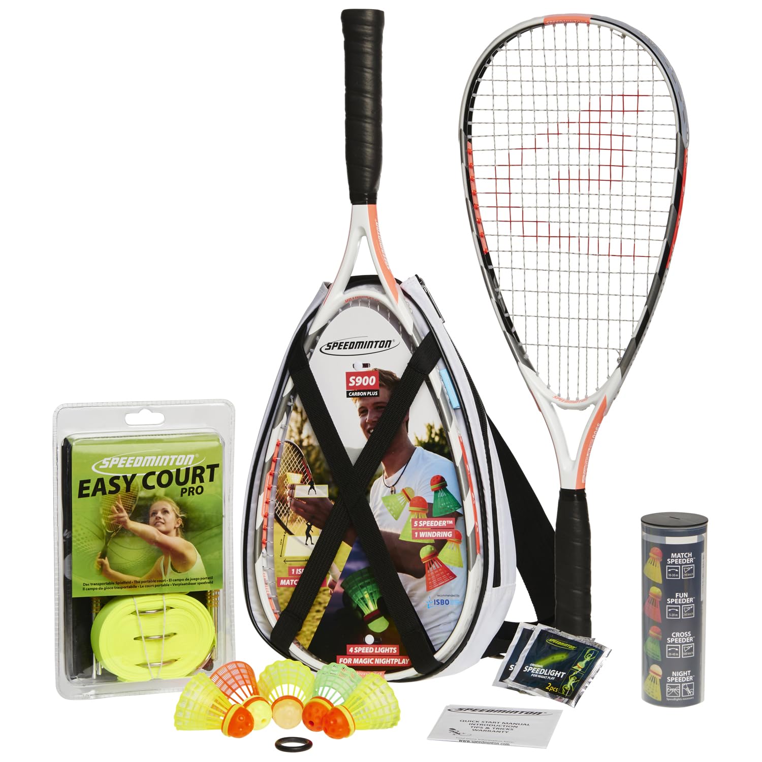 Speedminton® S900 Set Professionale con Racchette Carbonio