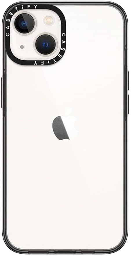 Casetify Custodia per iPhone 14, Nera Trasparente - immagine 2