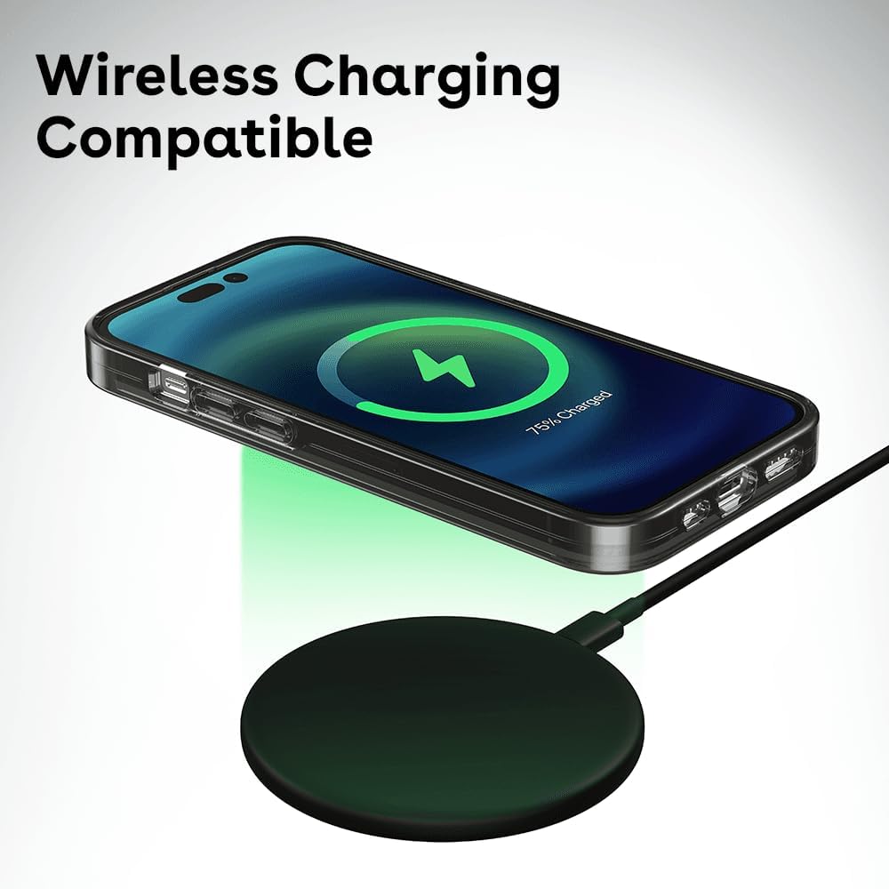 Casetify Custodia per iPhone 14, Nera Trasparente - immagine 7