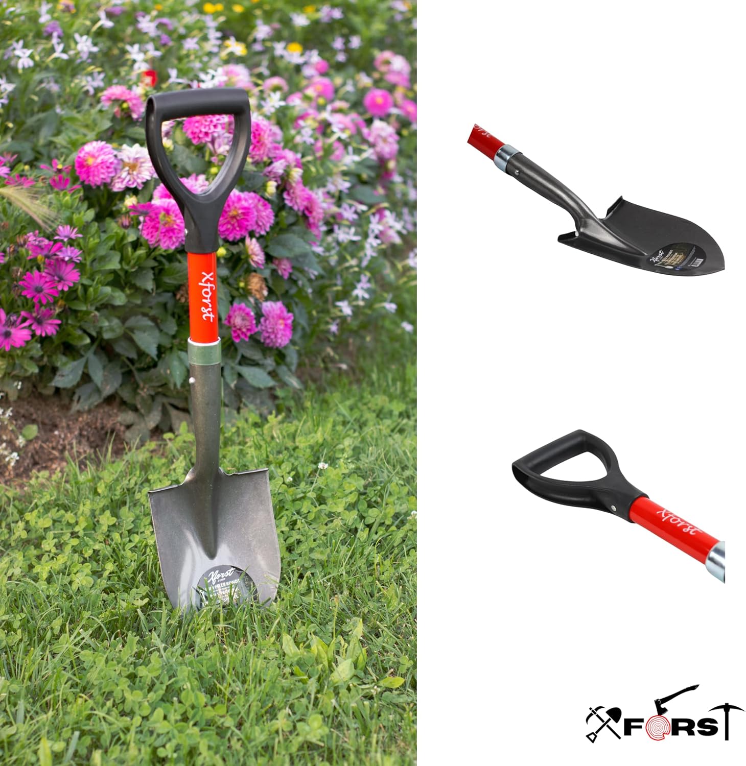 Xforst Set Giardinaggio con Piccone e Mini-Pala - immagine 4