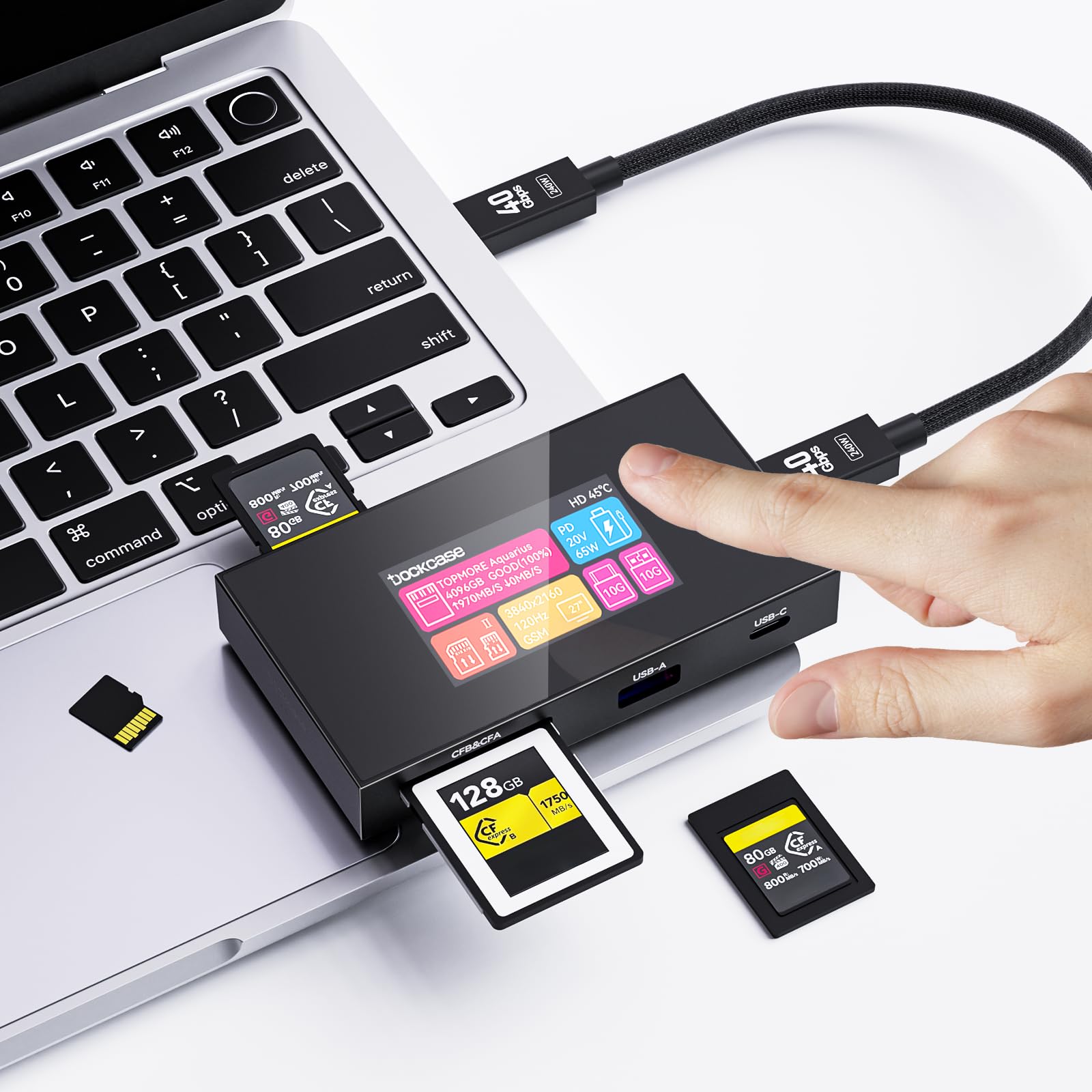 Dockcase Leggitrice Smart 8-in-1 CFexpress Type B/A