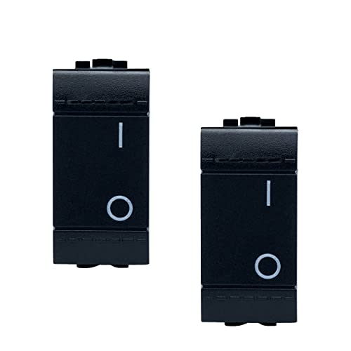 Bratek - Set 2 Interruttori Bipolari 16A