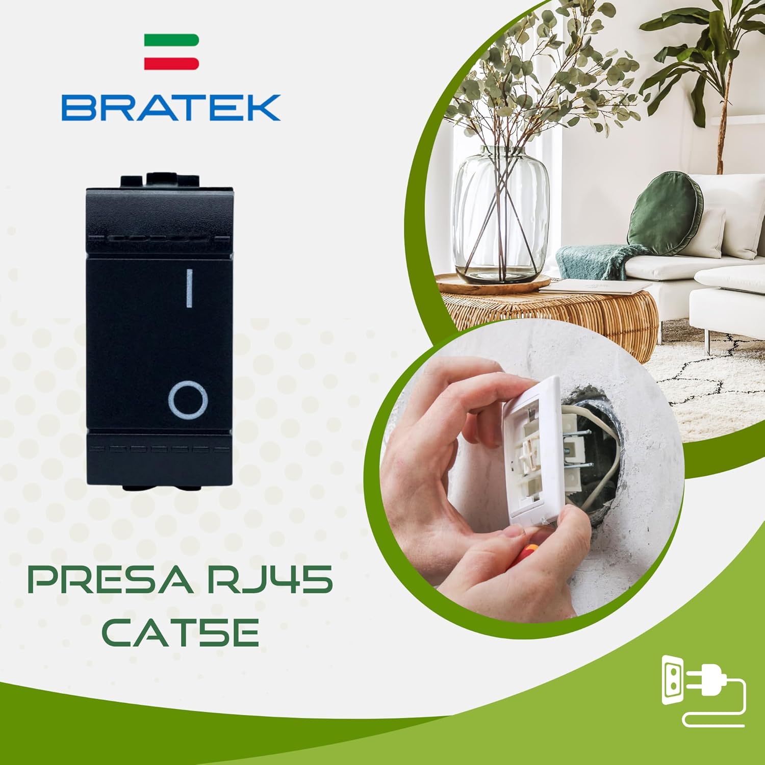 Bratek - Set 2 Interruttori Bipolari 16A - immagine 2