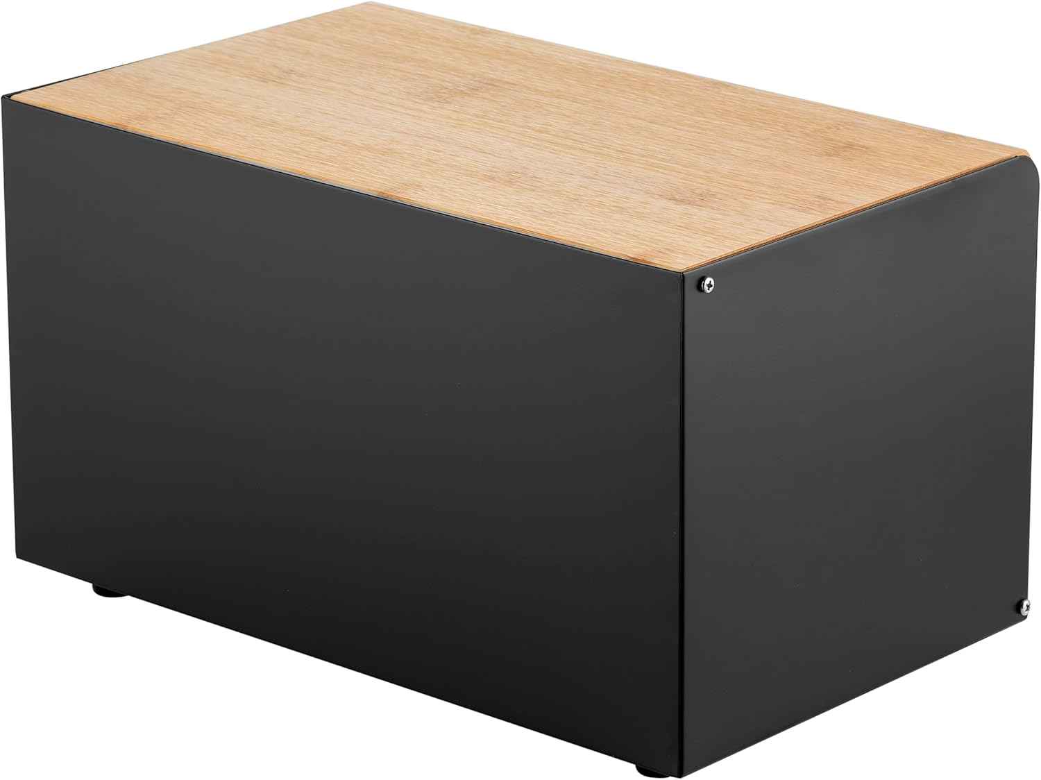 Florina Porta Pane con Set 3 Barattoli CUBE, Nero - immagine 7