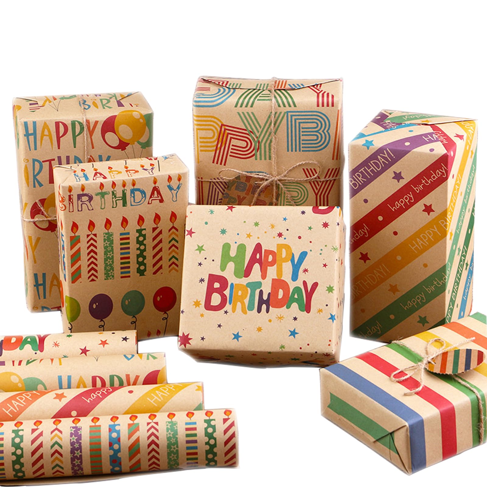 Carta Regalo Compleanno Happy Birthday - Set 6 Fogli