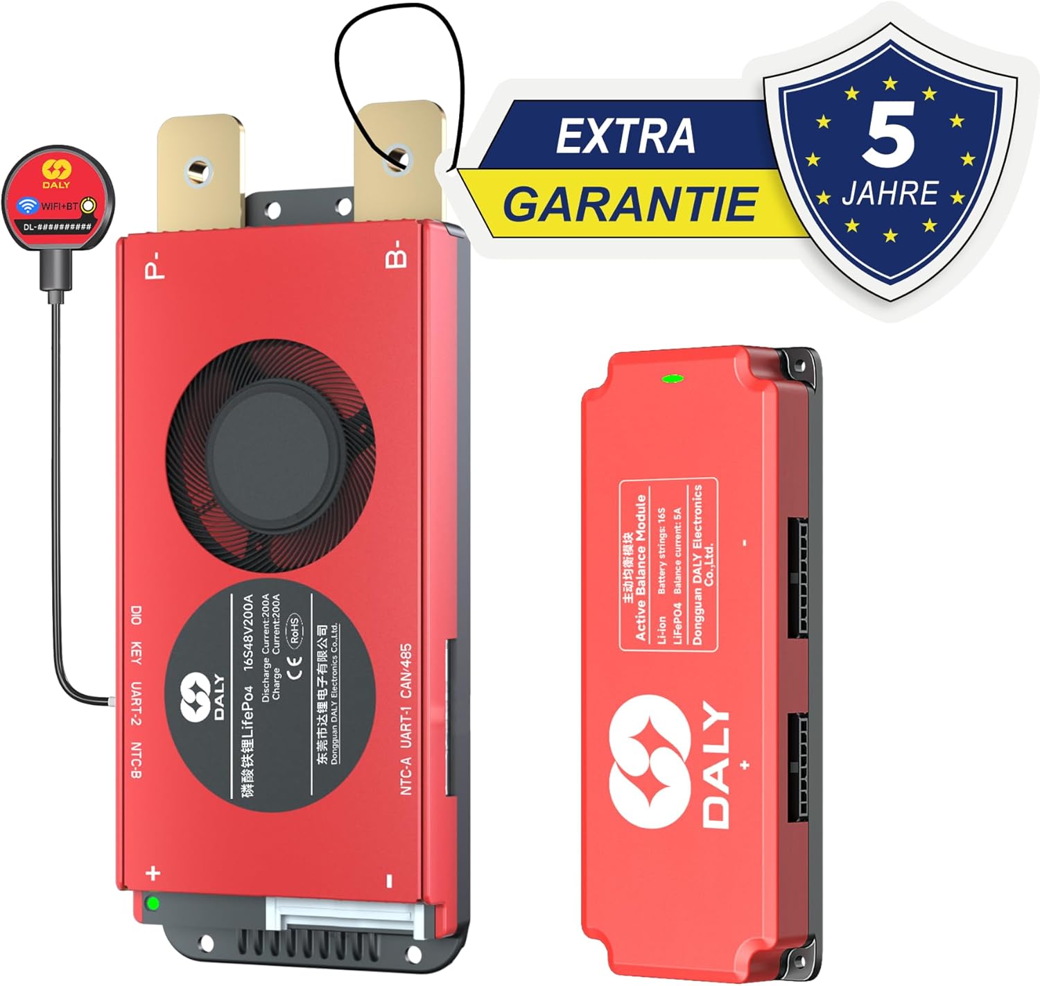 Daly BMS 48V 16S 200A - Smart Balance WiFi Bluetooth - immagine 2