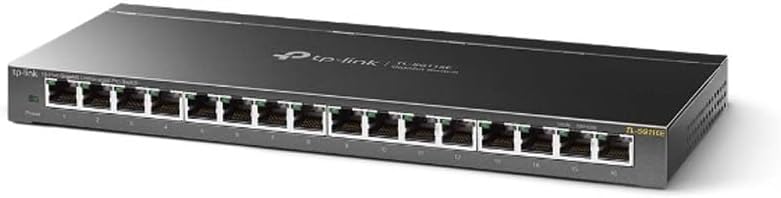Tp-link SG116E Switch di Rete Gigabit 16 Porte, Nero - immagine 1